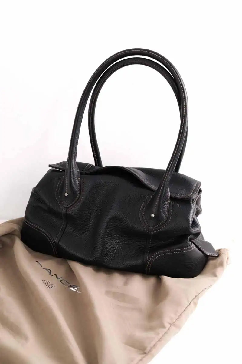Sac porté épaule Lancel Noir en Cuir