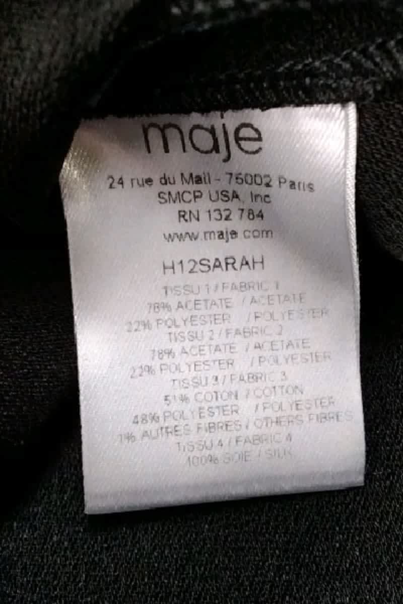 Robe Maje  Noir