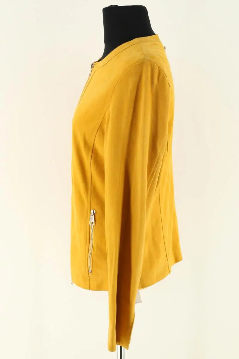 Veste Liu Jo Jaune en Cuir