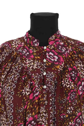 Mi-longueur Antik Batik  Bordeaux