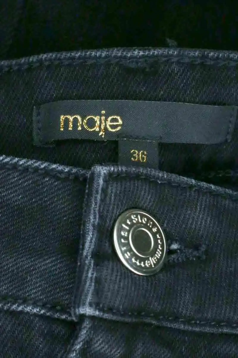 Jupe Maje Noir en Coton