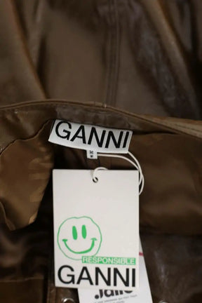 Mini jupe Ganni  Marron