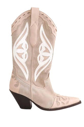 Boots Toral Beige en Daim, taille 38 - Seconde Main