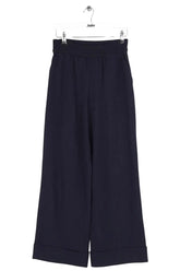 Pantalon large Emporio Armani Marine en Viscose, taille XS - Seconde Main