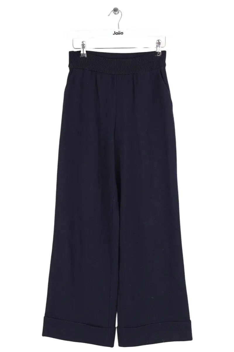 Pantalon large Emporio Armani Marine en Viscose, taille XS - Seconde Main