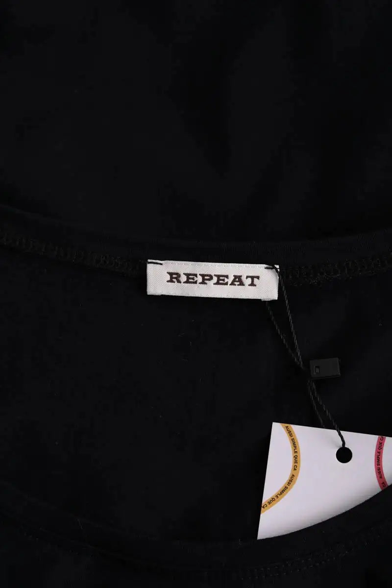 Top Repeat Noir en Coton