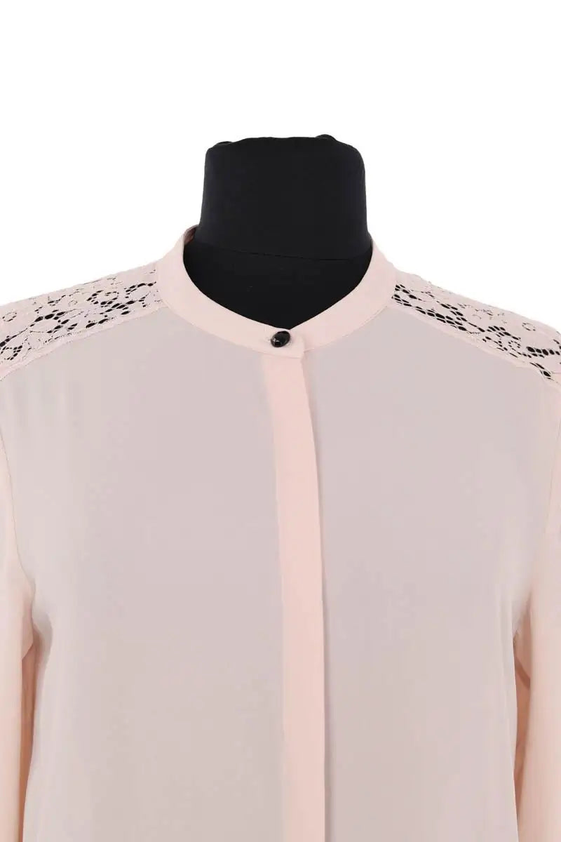 Blouse The Kooples Beige en Synthétique