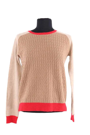 Pull Sandro Beige en Laine, taille S - Seconde Main