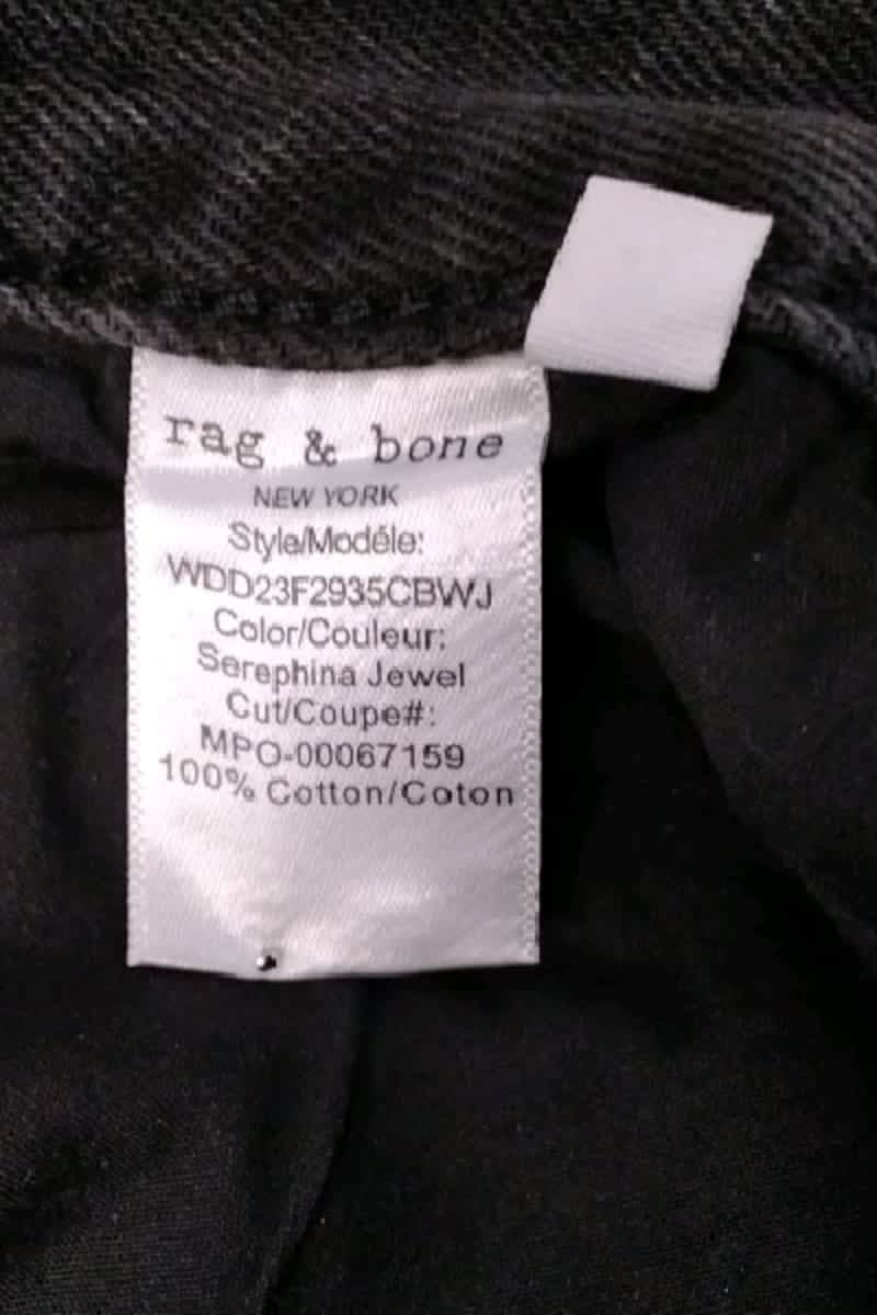 Jean large Bone  Noir