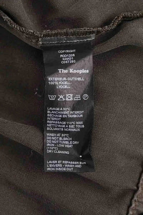 Combishort The Kooples Kaki en Synthétique