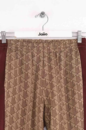 Pantalon droit Lacoste Camel en Coton