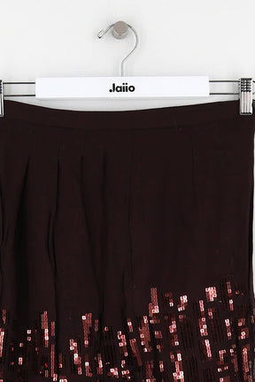 Mini jupe Maje  Marron