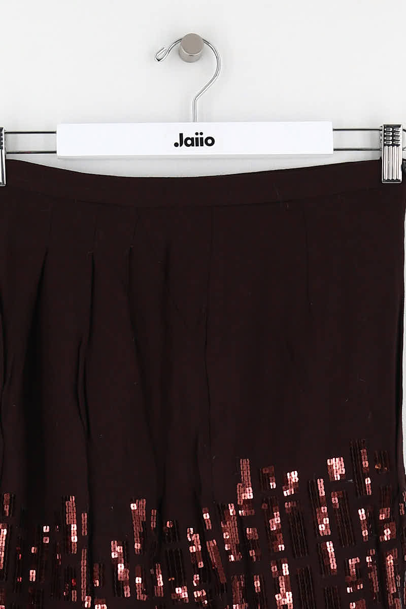 Mini jupe Maje  Marron