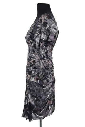 Robe Isabel Marant Argent en Synthétique