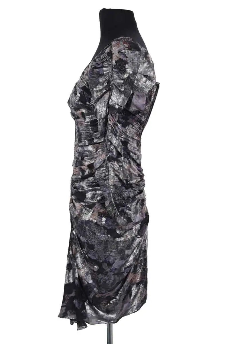 Robe Isabel Marant Argent en Synthétique