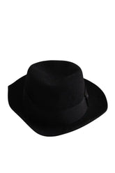 Chapeau Yves Saint Laurent Noir en Laine, taille M - Seconde Main