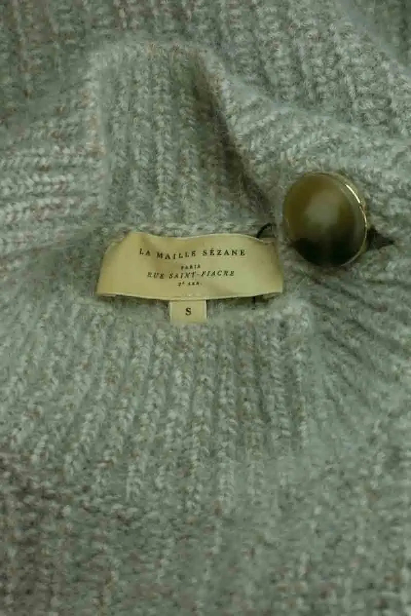 Pull Sézane Ecru en Laine