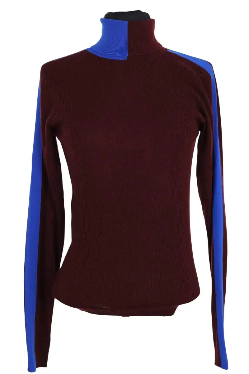 Pull Essentiel Antwerp Marron en Laine, taille M - Seconde Main