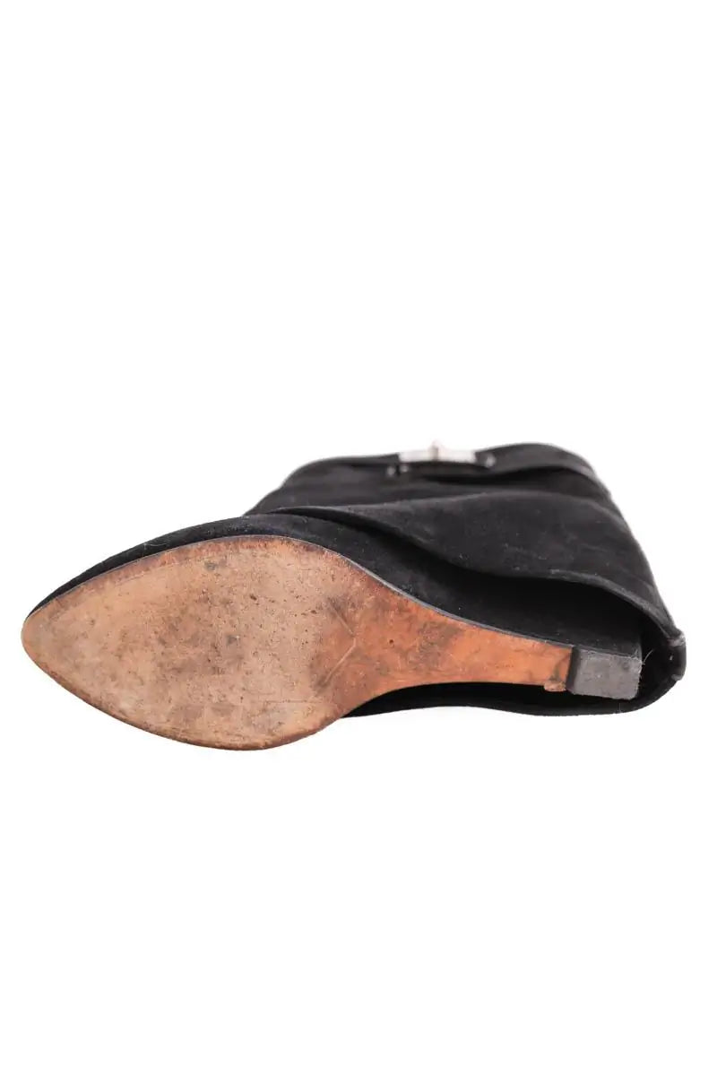 Boots Givenchy Shark Noir en Daim