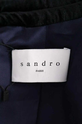 Blazer Sandro Marine en Synthétique