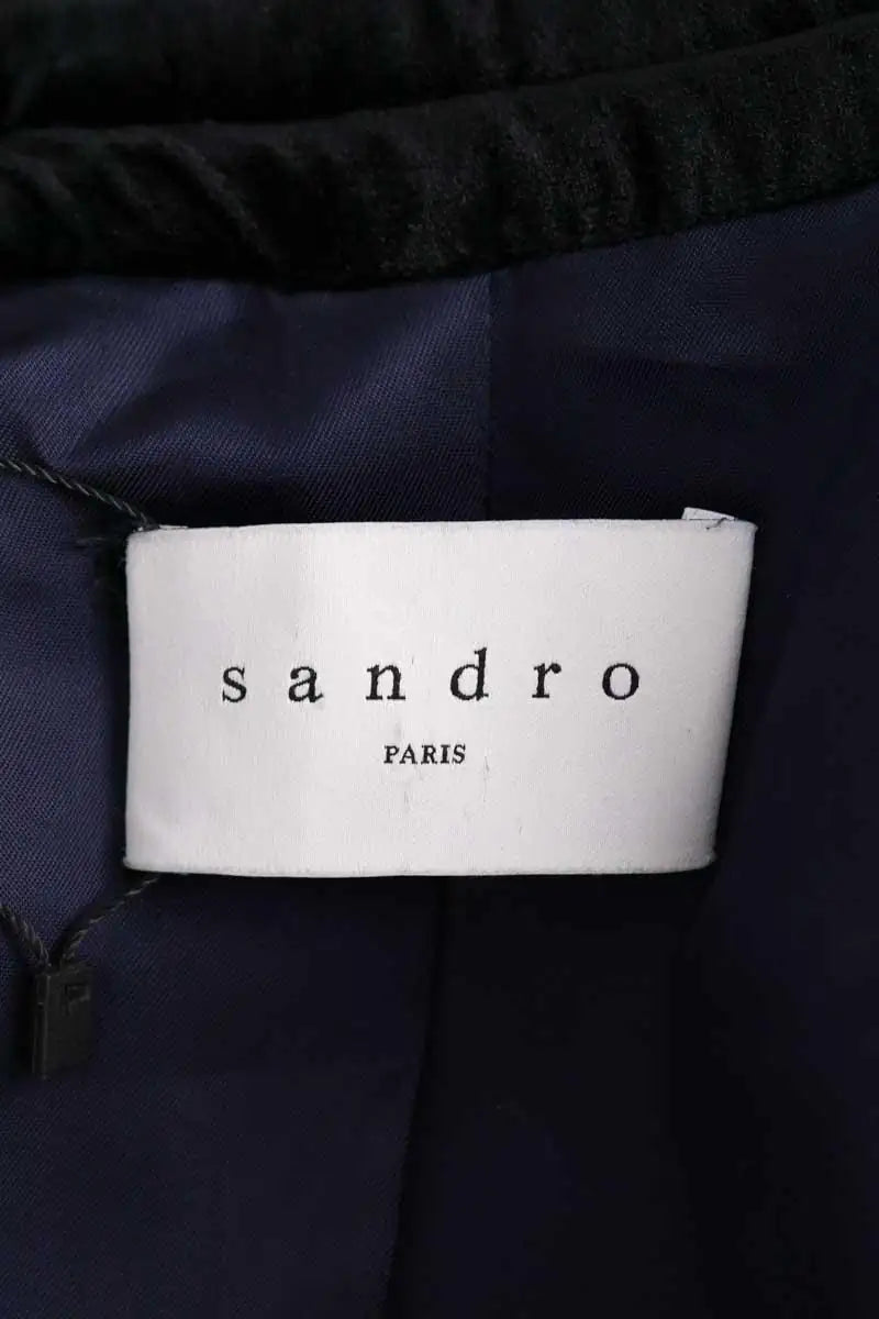 Blazer Sandro Marine en Synthétique