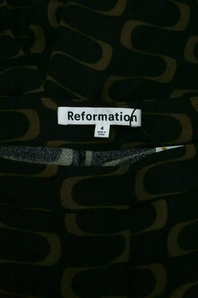 Pantalon large Reformation Noir en Viscose