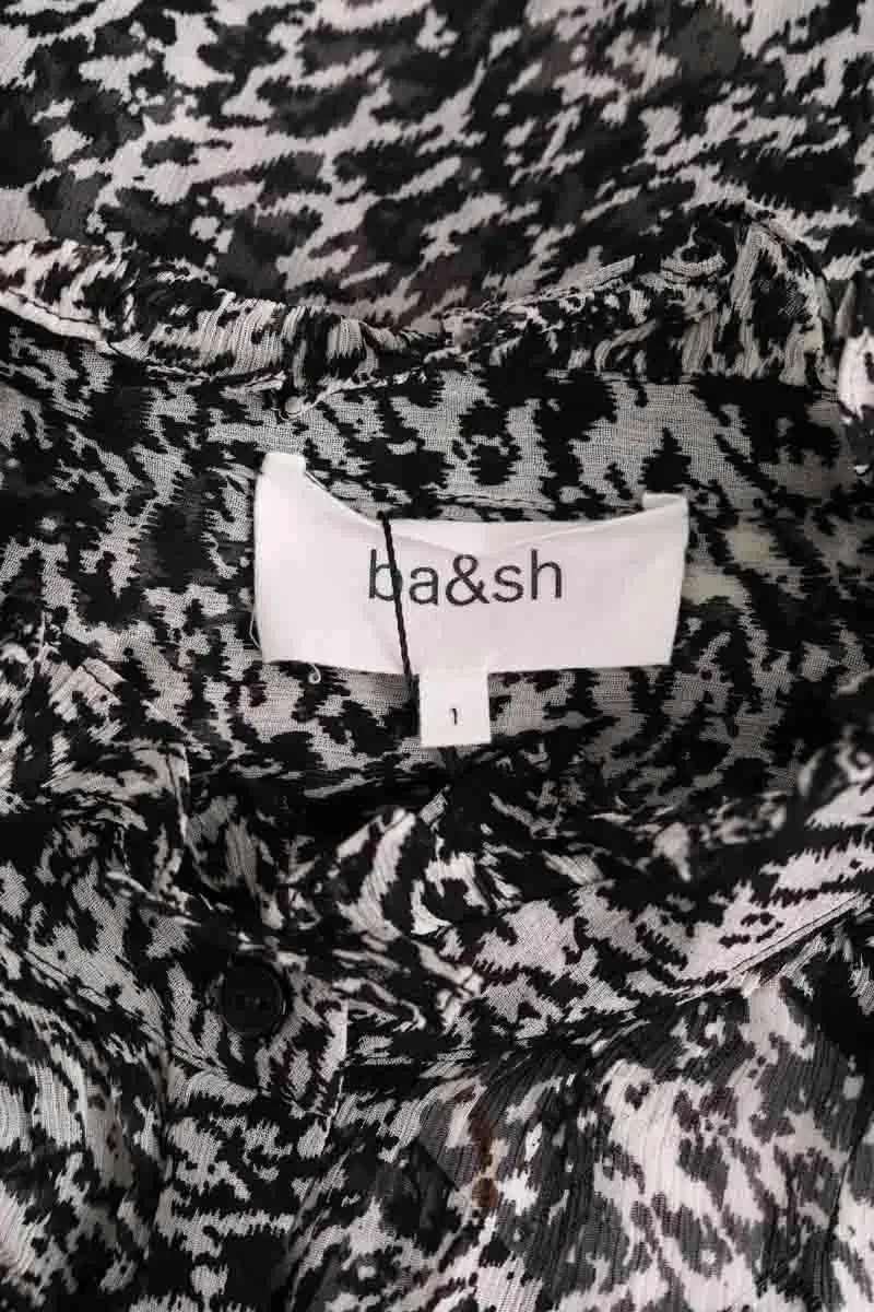 Chemise Ba&Sh Noir en Viscose