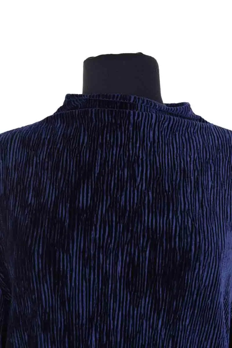Top Balzac Bleu en Synthétique