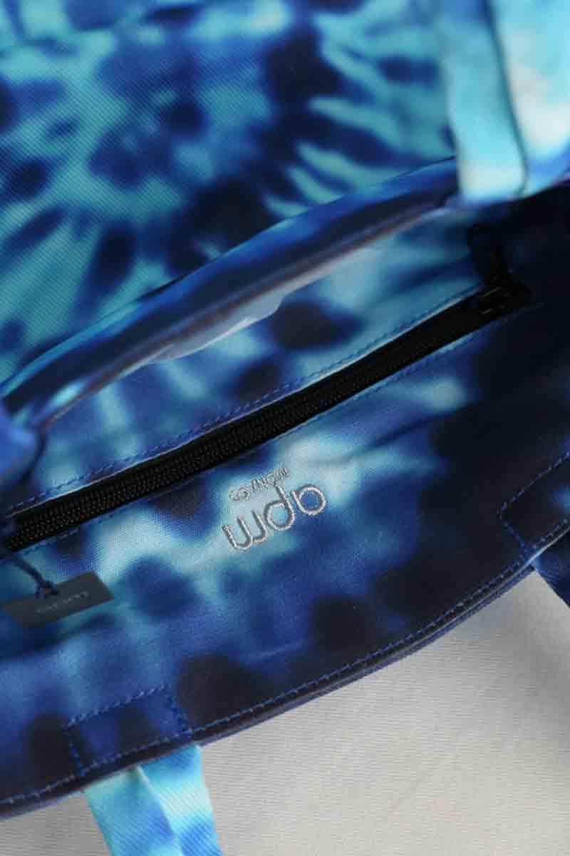Cabas APM Monaco Bleu en Coton
