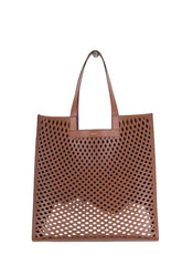 Cabas Bally Easy Tote XL Marron en Cuir - Seconde Main