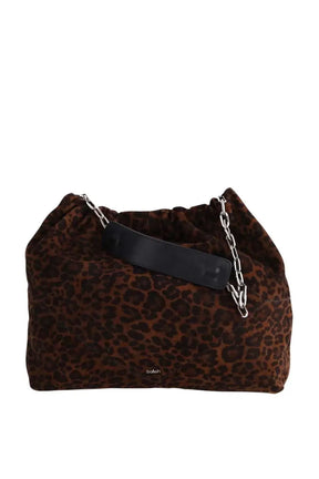 Cabas Ba&Sh Tote June Marron en Cuir - Seconde Main