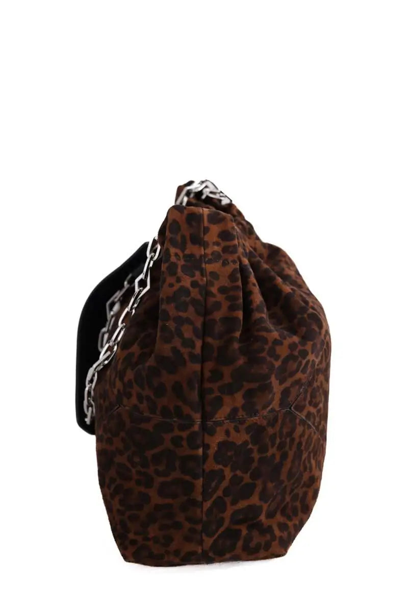 Cabas Ba&Sh Tote June Marron en Cuir