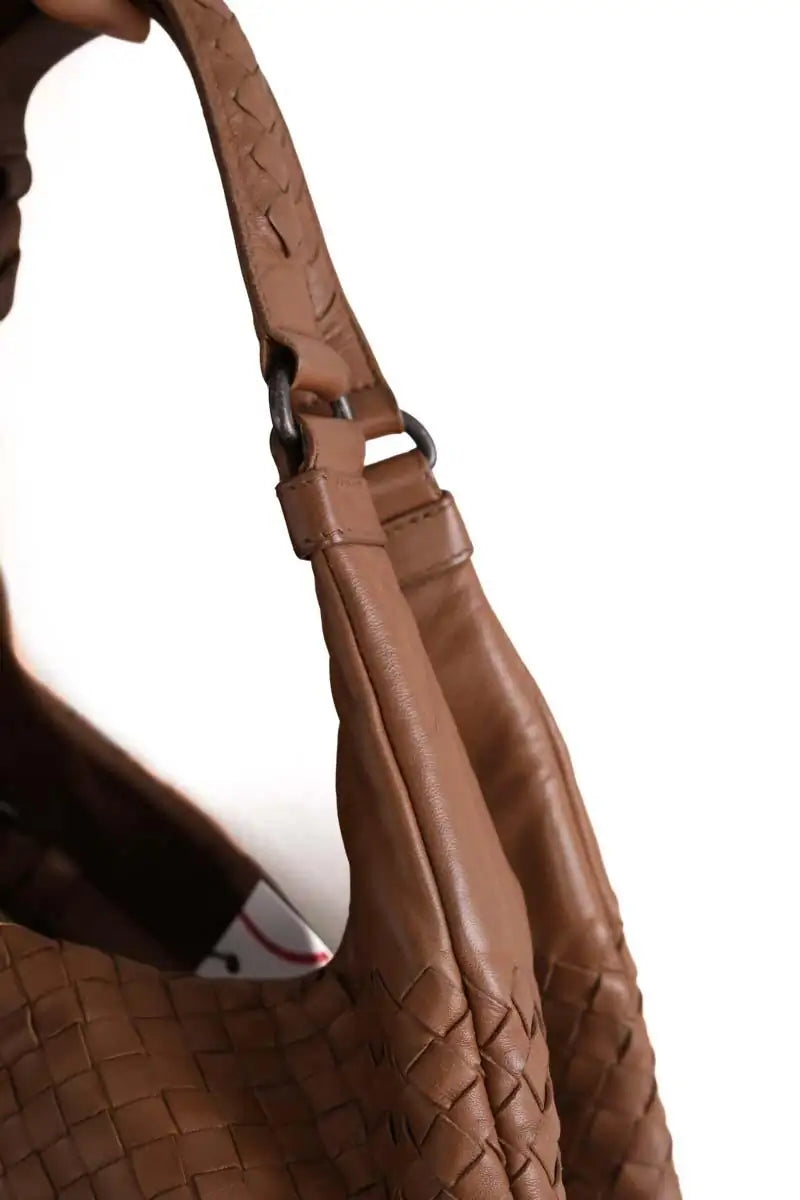 Cabas Bottega Veneta Marron en Cuir