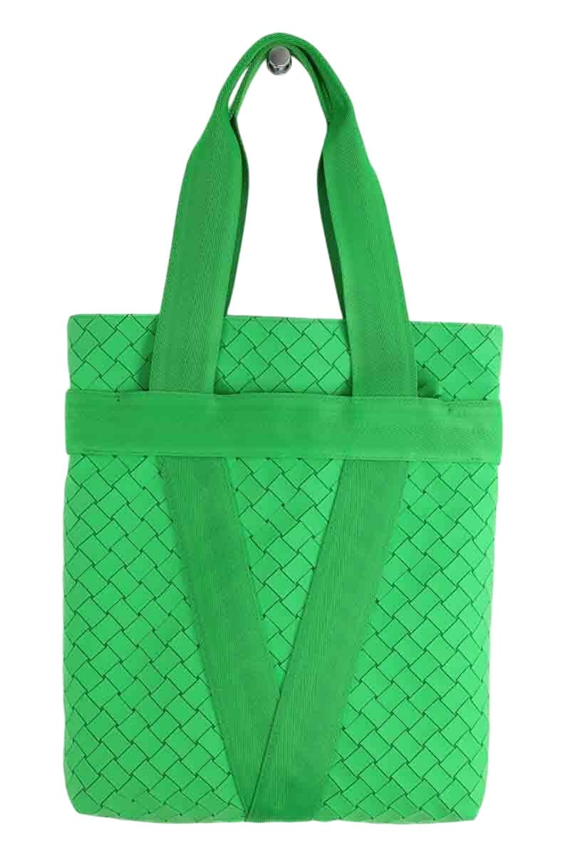 Cabas Bottega Veneta Vert en Plastique - Seconde Main