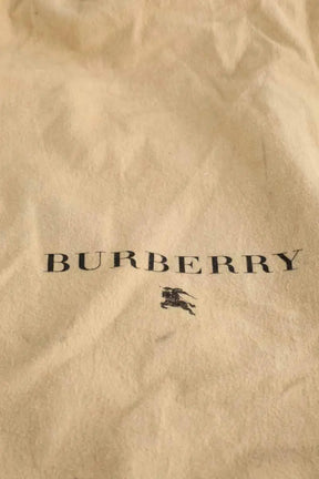 Cabas Burberry Burberry Haymarket check buckle drawstring tote Marron en Cuir