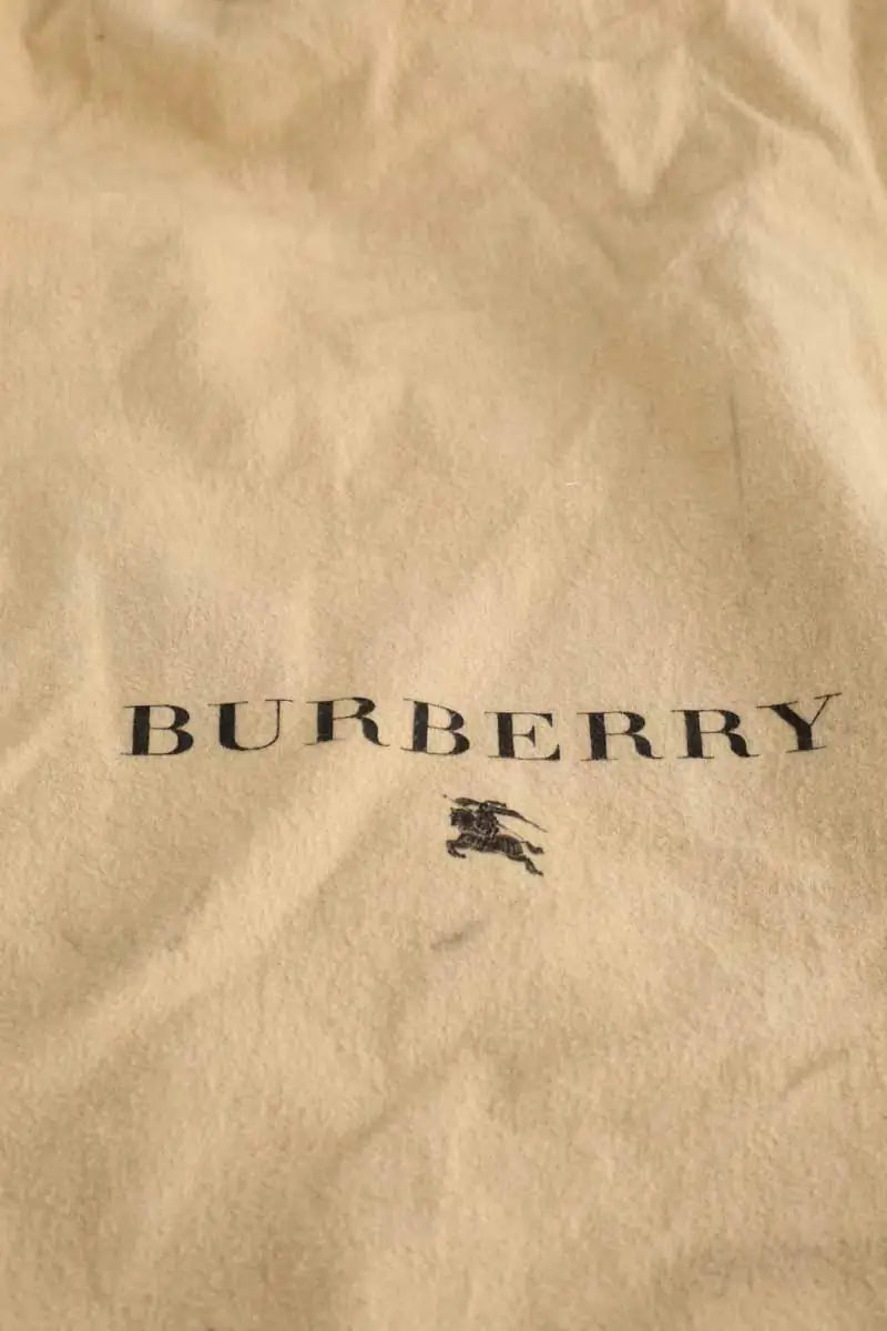 Cabas Burberry Burberry Haymarket check buckle drawstring tote Marron en Cuir