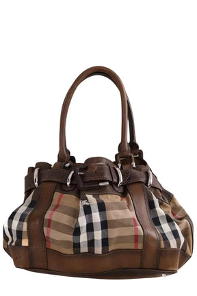 Cabas Burberry Marron en Cuir - Seconde Main