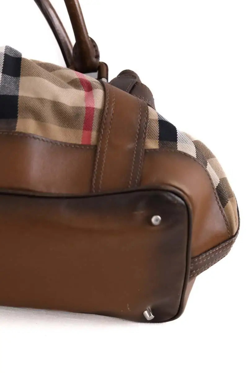 Cabas Burberry Marron en Cuir