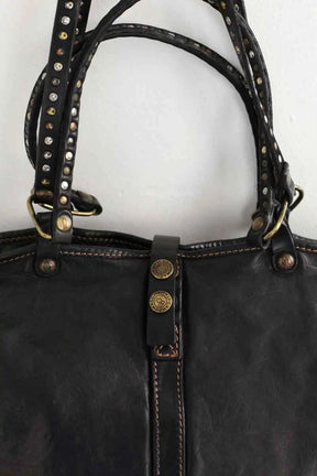 Cabas Campomaggi Noir en Cuir