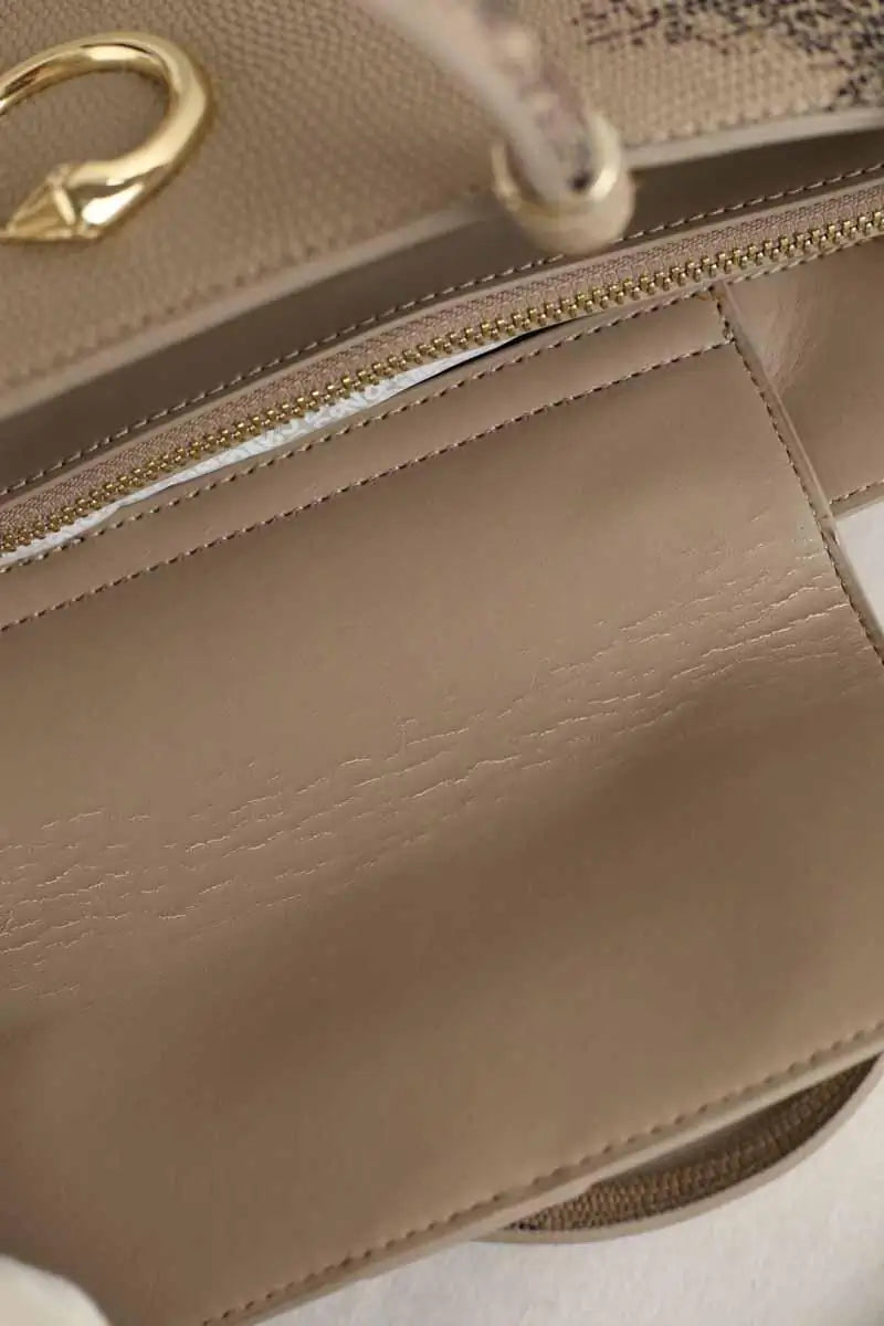 Cabas Cavalli Beige en Cuir