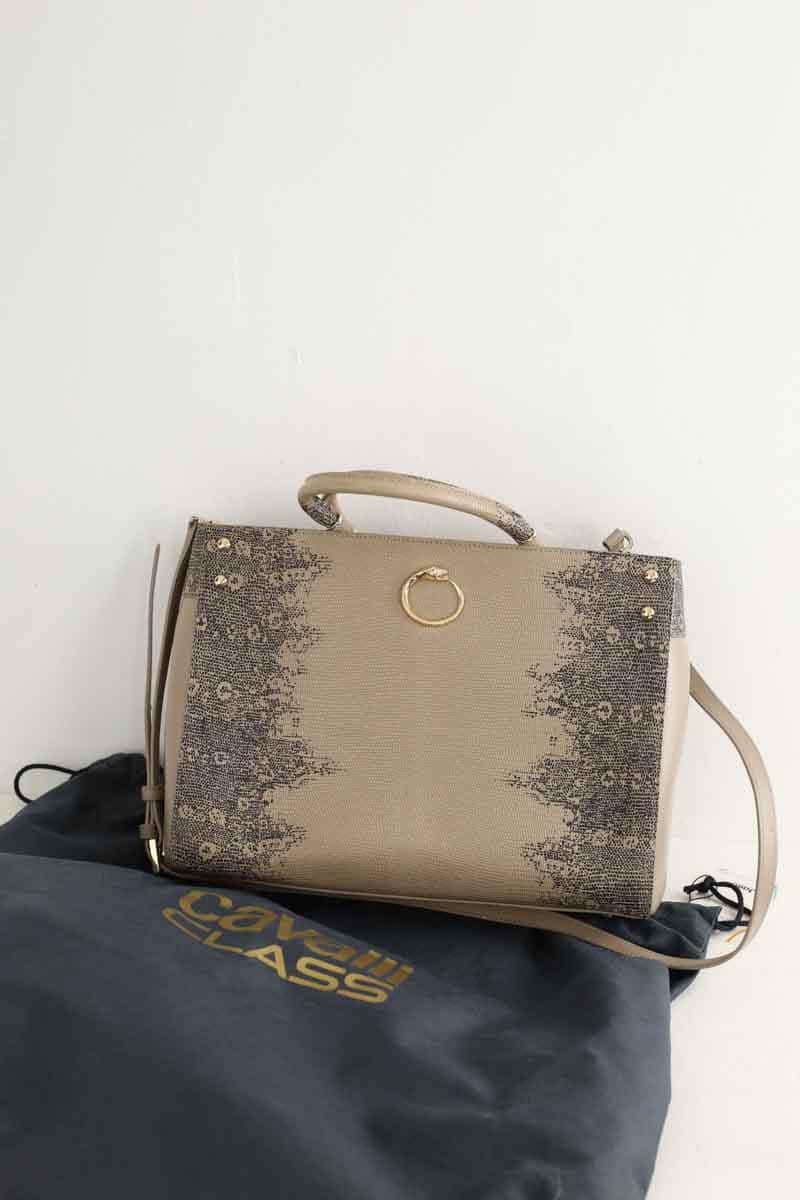 Cabas Cavalli Beige en Cuir