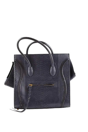 Cabas Celine Luggage Marine en Cuir - Seconde Main