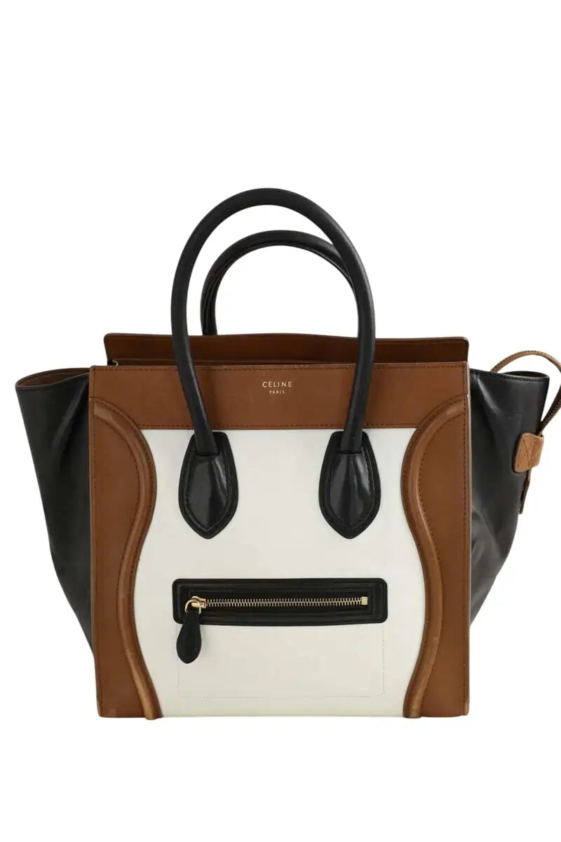 Cabas Celine Luggage Multicolore en Cuir - Seconde Main