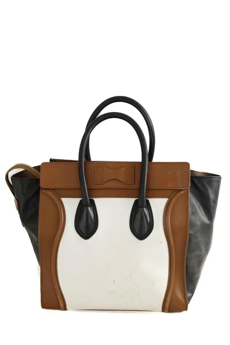 Cabas Celine Luggage Multicolore en Cuir