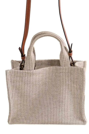 Cabas Celine Toile tote bag Gris en Tissu