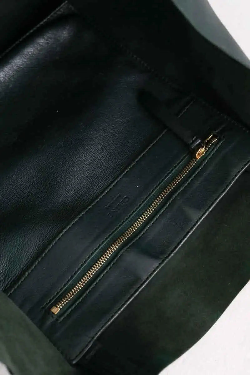 Cabas Celine Vert en Cuir