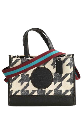 Cabas Coach Demsey tote0 Noir en Tissu - Seconde Main