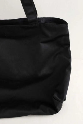 Cabas Courrèges Noir en Tissu