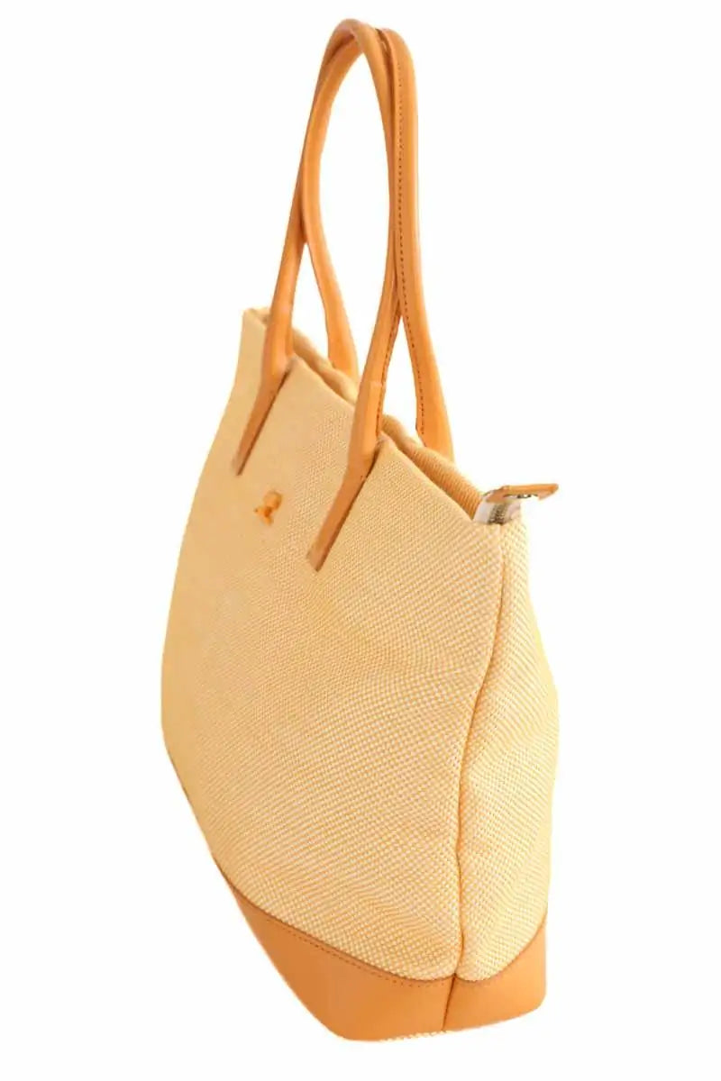 Cabas Courrèges Orange en Tissu
