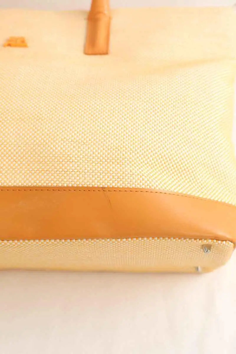 Cabas Courrèges Orange en Tissu